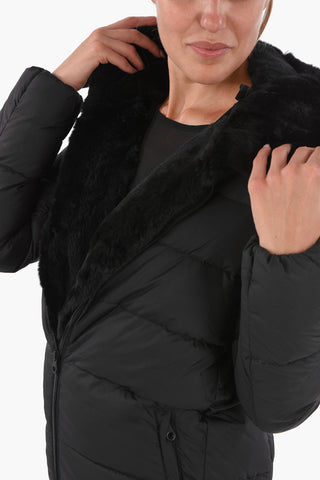 Rabbit Fur Trim CARYS Down Jacket