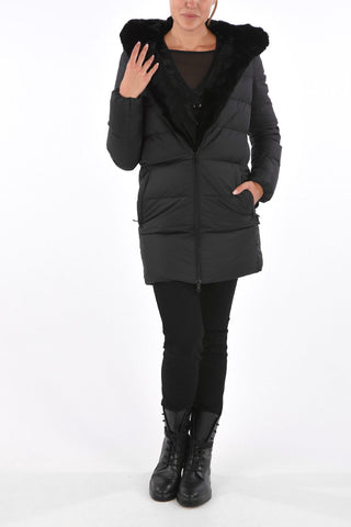 Rabbit Fur Trim CARYS Down Jacket