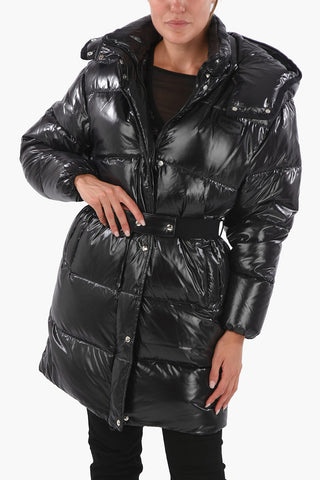 Belted RIJL AL AWWA Long Line Down Jacket