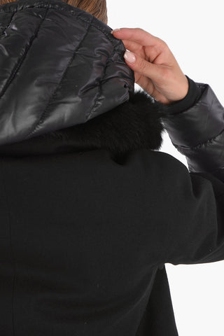 Fox Fur Application EILIDH Unstructured Down Jacket