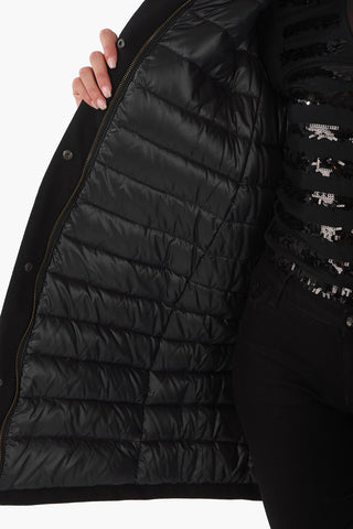 Fox Fur Application EILIDH Unstructured Down Jacket