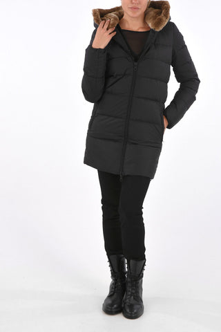 Rabbit Fur Hood CARYSDUE Down Jacket