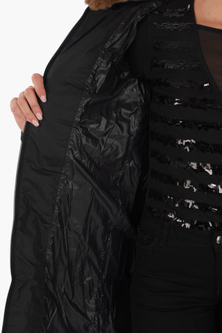 Rabbit Fur Hood CARYSDUE Down Jacket