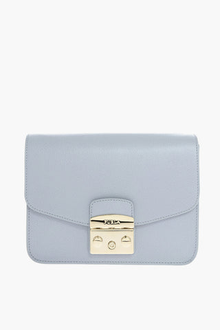 Textured Leather METROPOLIS Shoulder Bag