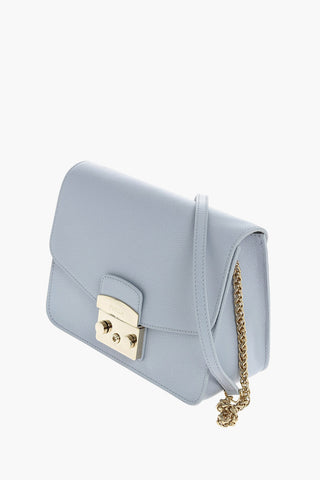 Textured Leather METROPOLIS Shoulder Bag