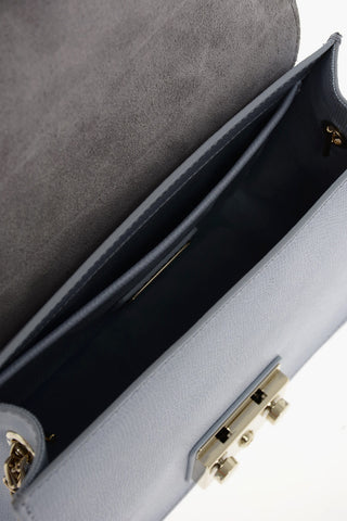 Textured Leather METROPOLIS Shoulder Bag