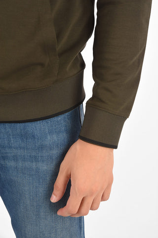 ARMANI EXCHANGE hooded sweatshirt with zip closure