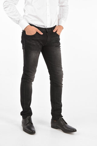EMPORIO ARMANI 16cm Stretch Denim Slik Fit Jeans