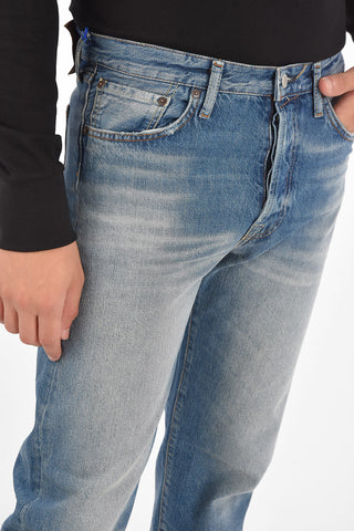 Stonewashed Tapered Fit Jeans 19cm