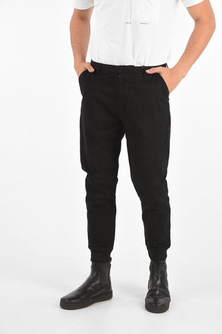 ARMANI EXCHANGE stretch cotton belt loops trousers