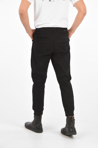 ARMANI EXCHANGE stretch cotton belt loops trousers