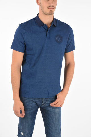 ARMANI EXCHANGE polo con ricamo