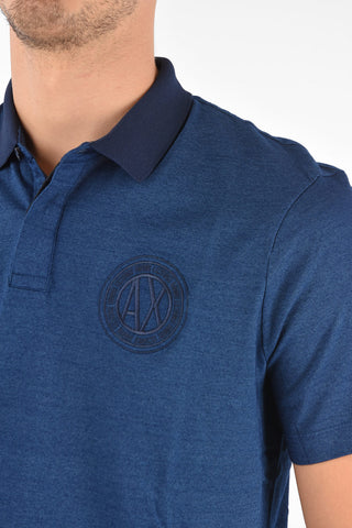 ARMANI EXCHANGE polo con ricamo