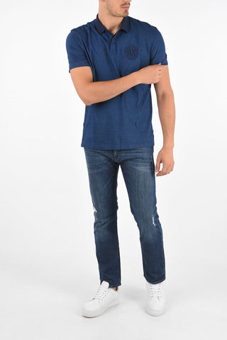 ARMANI EXCHANGE polo con ricamo