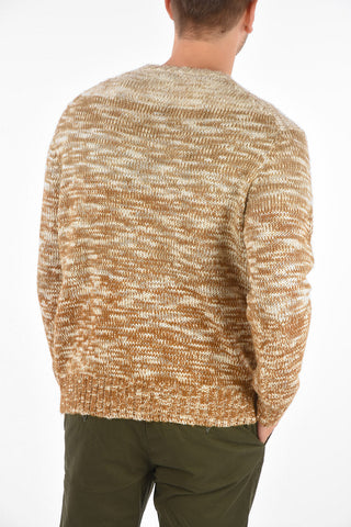 ARMANI EXCHANGE Crewneck Cable Knit Sweater