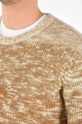 ARMANI EXCHANGE Crewneck Cable Knit Sweater