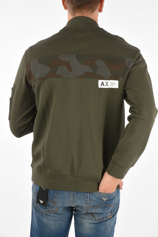 ARMANI EXCHANGE sweatshirt with zip closure