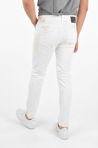jeans slim fit DEN Effetto Used 19cm