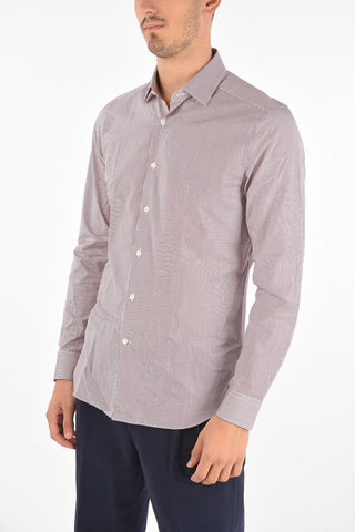 Camicia Gessata Slim Fit