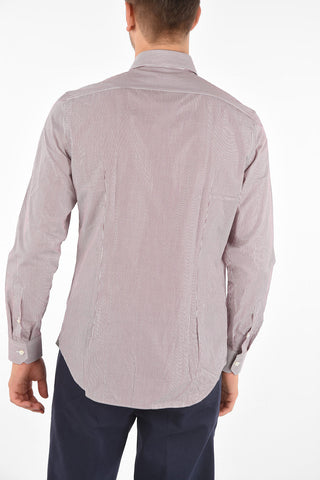 Camicia Gessata Slim Fit
