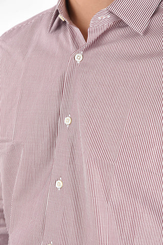 Camicia Gessata Slim Fit
