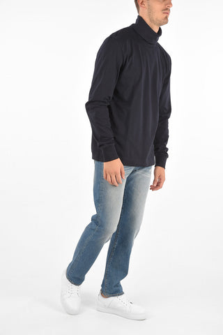 T-shirt Maniche Lunghe KEY FF a Collo Alto