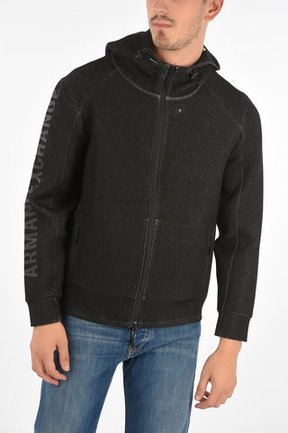 ARMANI EXCHANGE felpa con cappuccio e chiusura zip