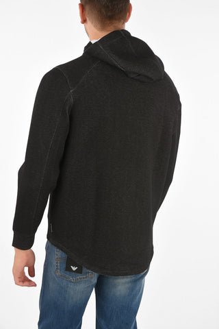 ARMANI EXCHANGE felpa con cappuccio e chiusura zip