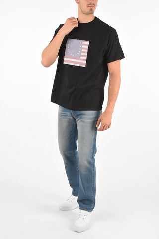 T-shirt Girocollo US FLAG Oversized