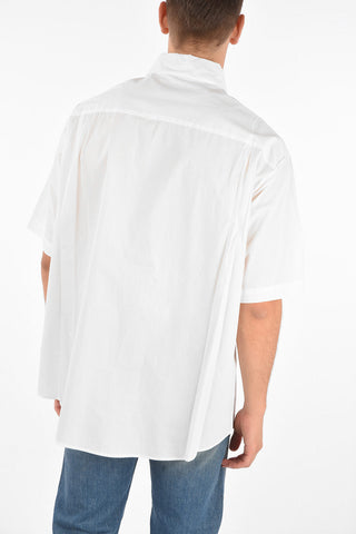 Camicia Oversized a Maniche Corte