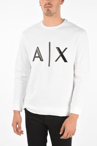 ARMANI EXCHANGE Printed Crewneck Sweatshirt