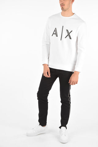 ARMANI EXCHANGE Printed Crewneck Sweatshirt