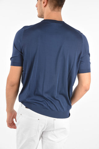 Silk Short Sleeve Sweater