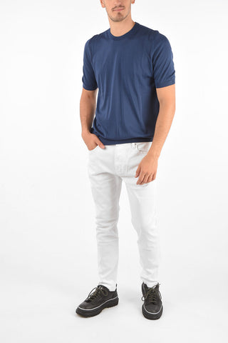 Silk Short Sleeve Sweater