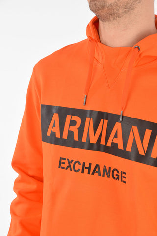 ARMANI EXCHANGE Hooded Printed Sweatshirt