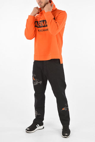 ARMANI EXCHANGE Hooded Printed Sweatshirt