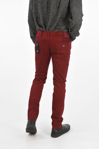 EMPORIO ARMANI 18cm Stretch Denim Slim fit Jeans