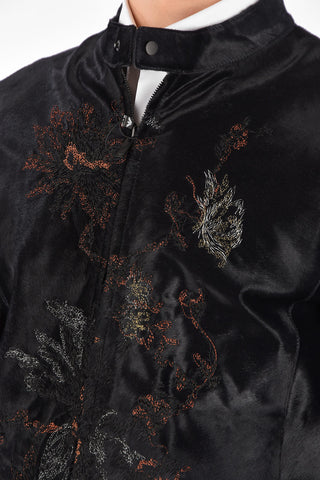 EMPORIO ARMANI Chenille Embroidered Bomber