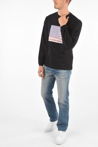 Oversized US FLAG Long Sleeve T-shirt