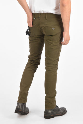 EMPORIO ARMANI Stretch Cotton 5 pockets pants