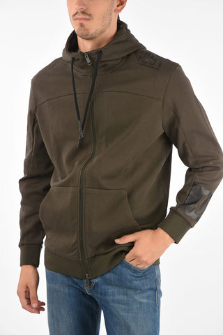 ARMANI EXCHANGE felpa con cappuccio e chiusura zip