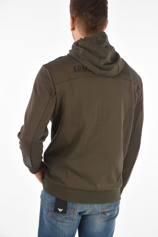 ARMANI EXCHANGE felpa con cappuccio e chiusura zip