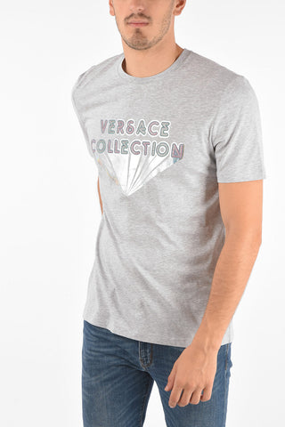 COLLECTION Crewneck T-shirt with Shiny Print