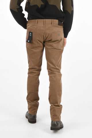 EMPORIO ARMANI Stretch Cotton 5 Pockets Pants