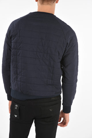 ARMANI EXCHANGE Quilted Crewneck Sweatshirt