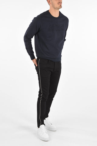 ARMANI EXCHANGE Quilted Crewneck Sweatshirt