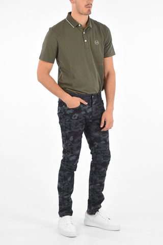 ARMANI EXCHANGE 18cm slim fit camouflage jeans