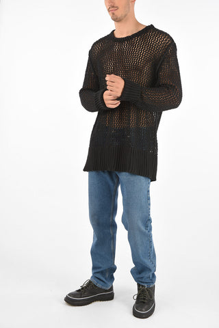 MM10 Oversized Fisherman Sweater