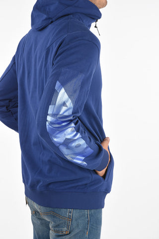 ARMANI EXCHANGE hooded sweatshirt with zip closure