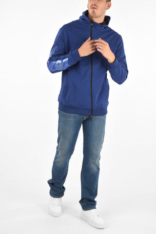 ARMANI EXCHANGE hooded sweatshirt with zip closure